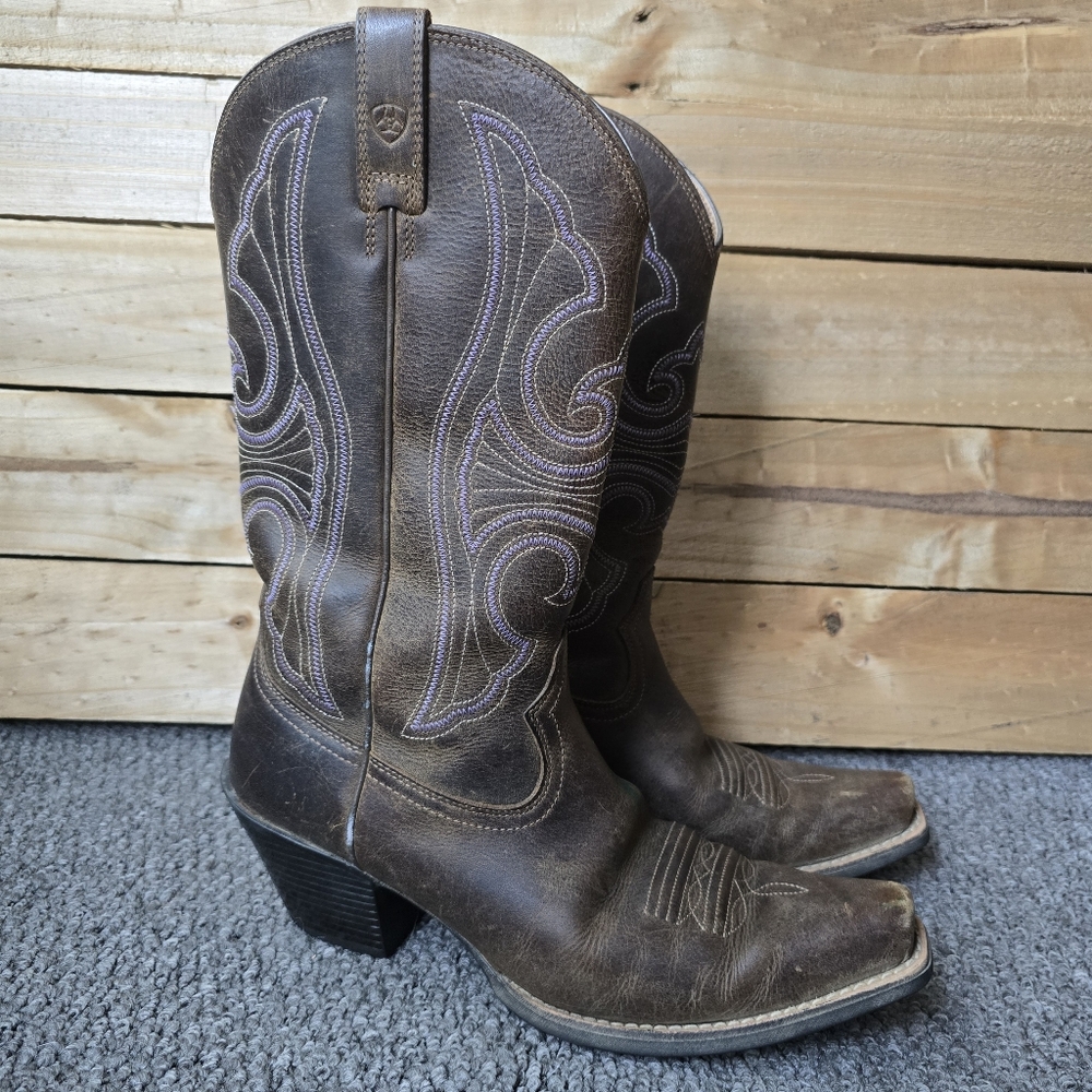 Ariat Round Up D Toe Western Boot